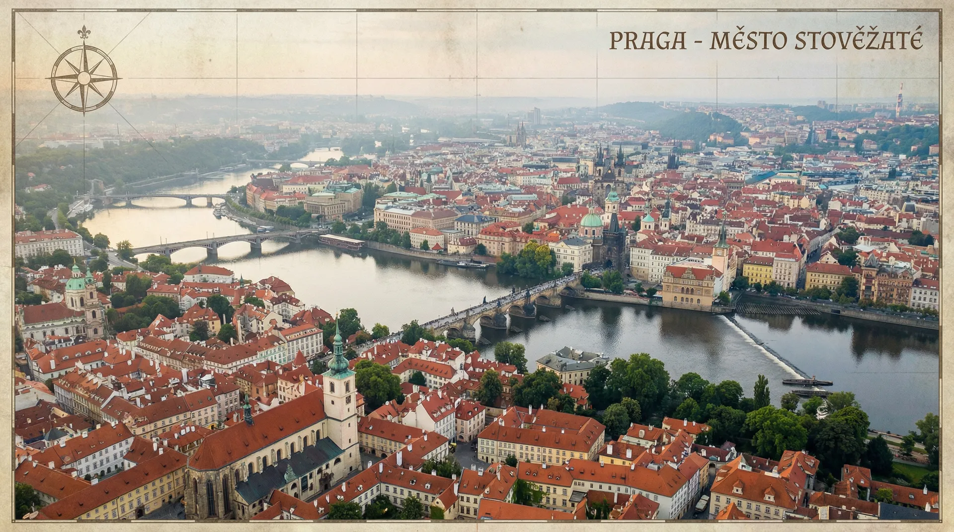 布拉格城市航拍全景 - 捷克搭讪 拍摄地点地图