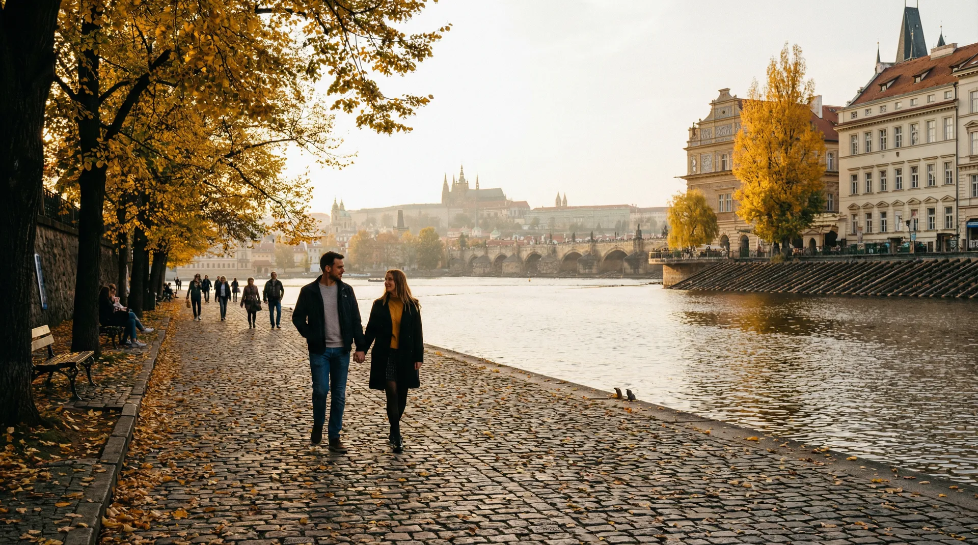 布拉格伏尔塔瓦河畔秋日漫步路线 - 捷克搭讪 路线推荐